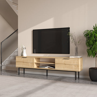 Έπιπλο Τηλεόρασης TV Βάση Σύνθεση Sapphire Δρυς | 327ODS1275