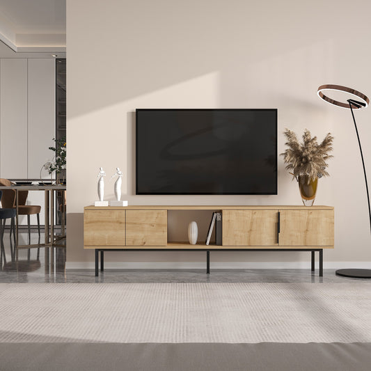 Έπιπλο Τηλεόρασης TV Βάση Σύνθεση Sapphire Δρυς | 327ODS1278
