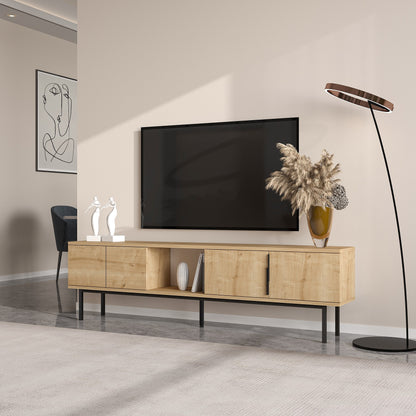 Έπιπλο Τηλεόρασης TV Βάση Σύνθεση Sapphire Δρυς | 327ODS1278