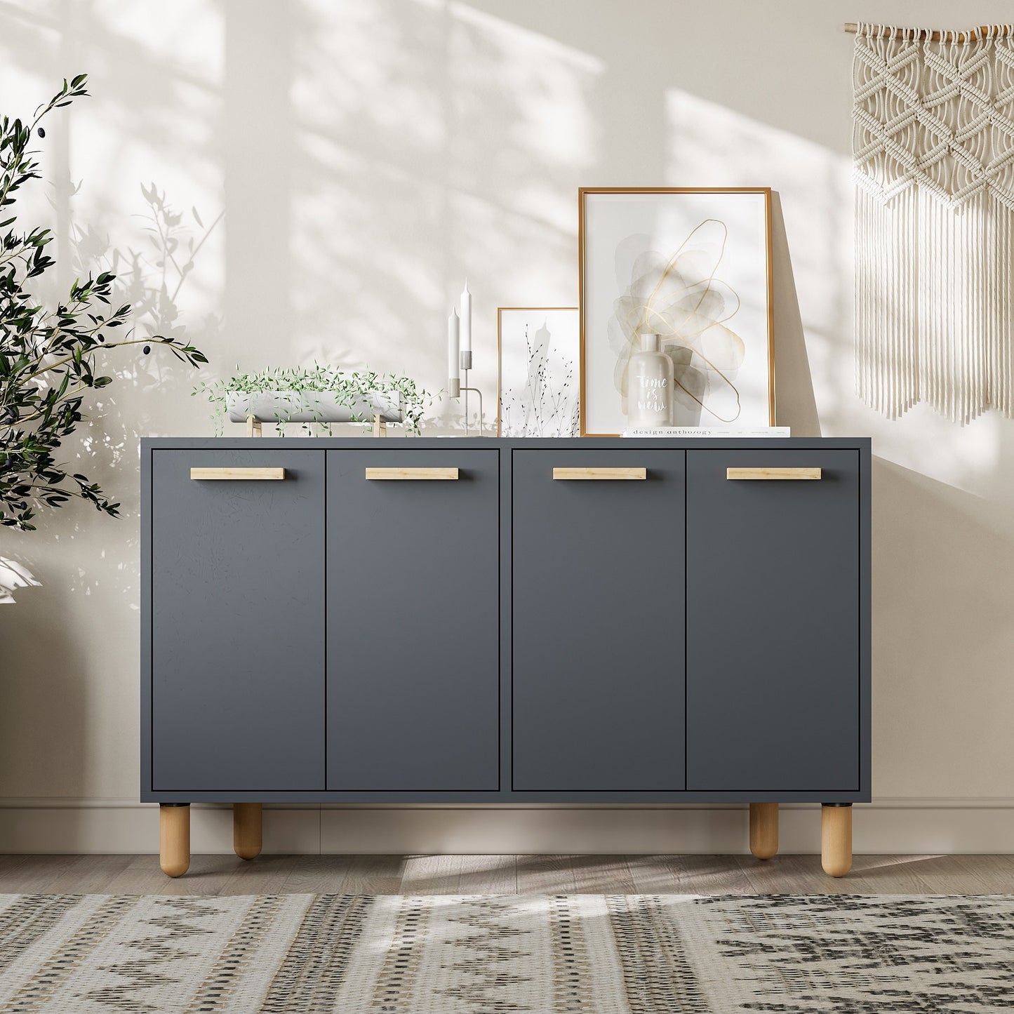 Μπουφές Ανθρακί 120x29,6x73,6cm | 327ODS1279