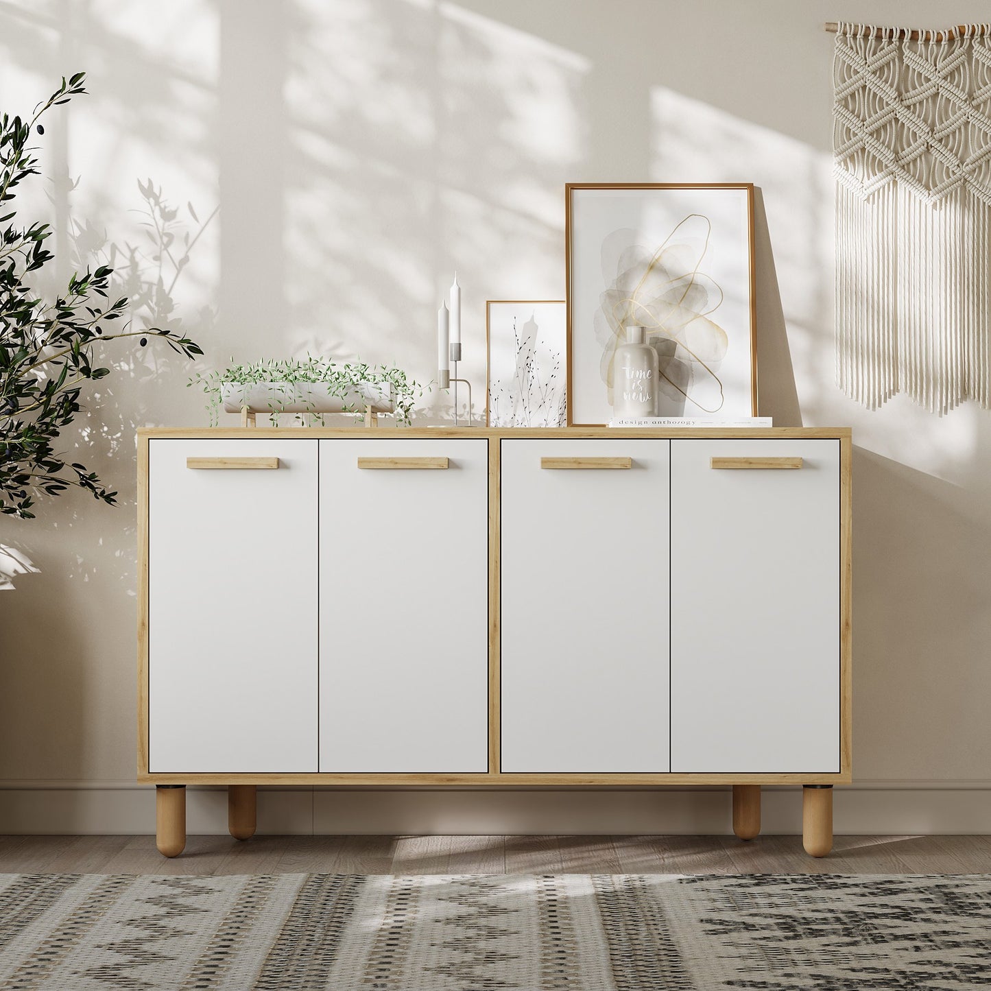 Μπουφές Sapphire Δρυς
Λευκό 120x29,6x73,6cm | 327ODS1283