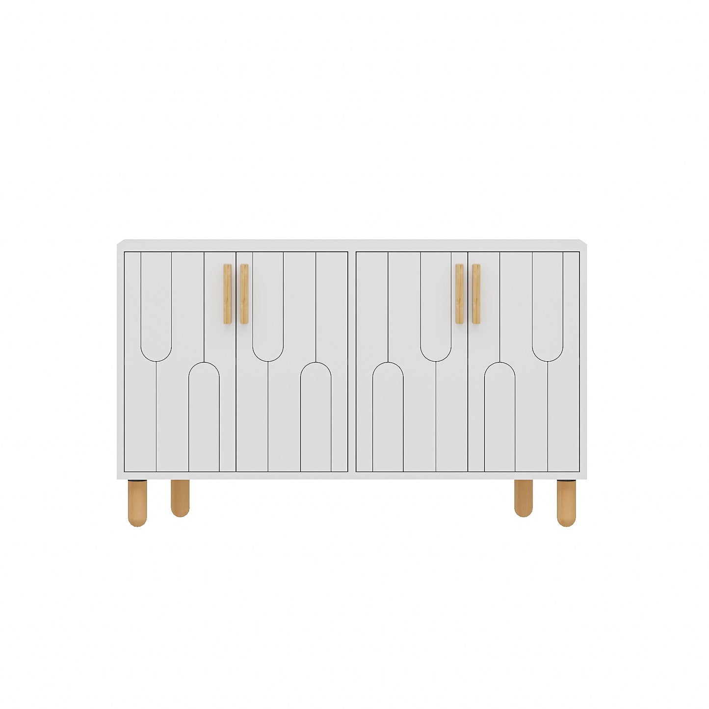 Μπουφές Λευκό 120x29,6x73,6cm | 327ODS1286