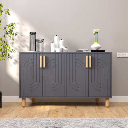 Μπουφές Ανθρακί 120x29,6x73,6cm | 327ODS1290