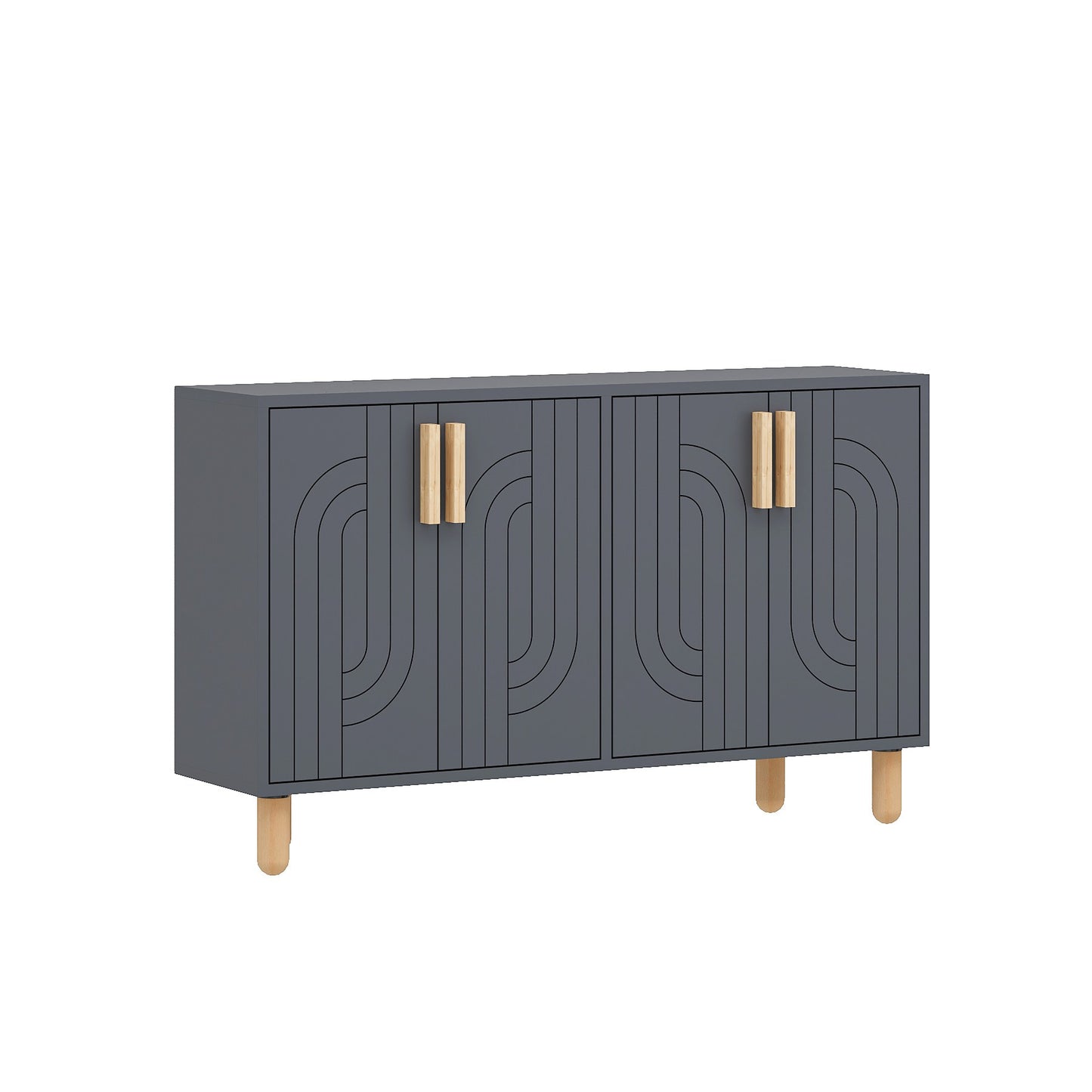 Μπουφές Ανθρακί 120x29,6x73,6cm | 327ODS1290