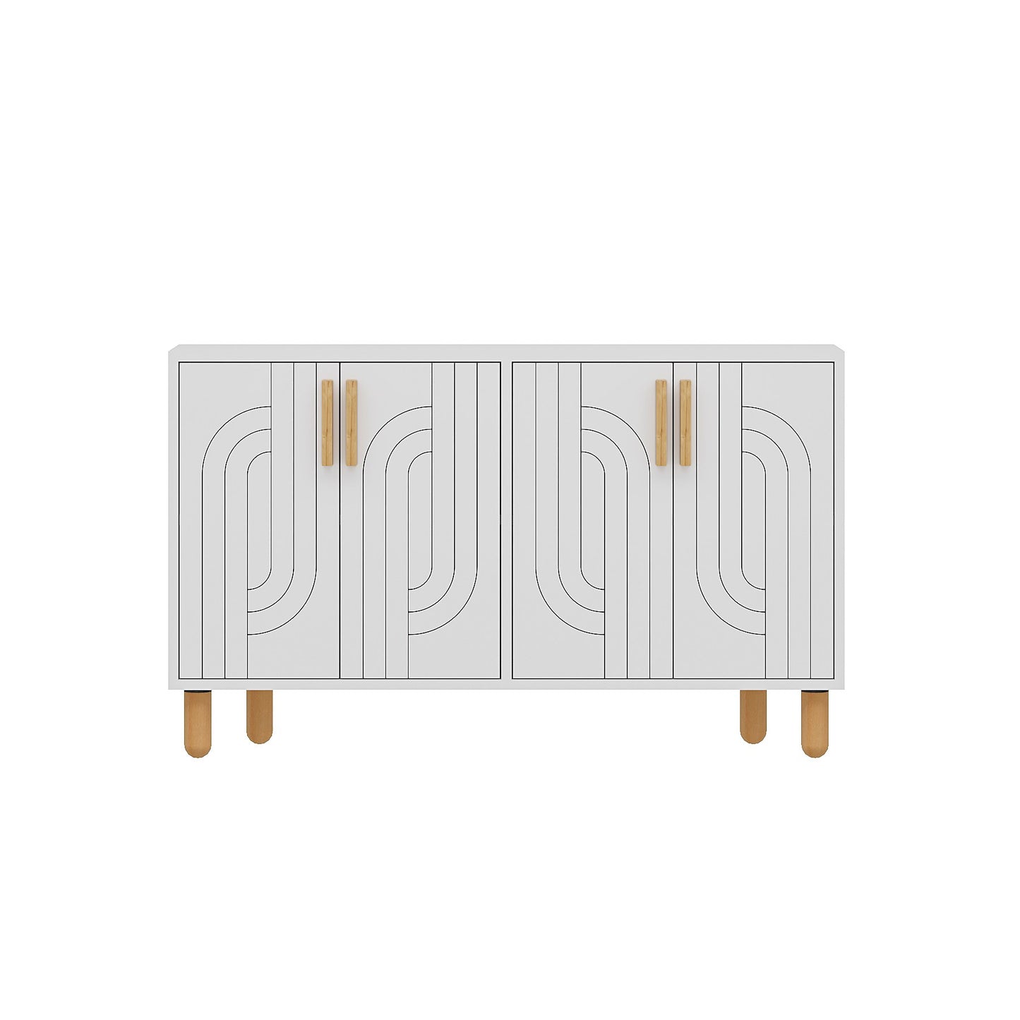 Μπουφές Λευκό 120x29,6x73,6cm | 327ODS1291