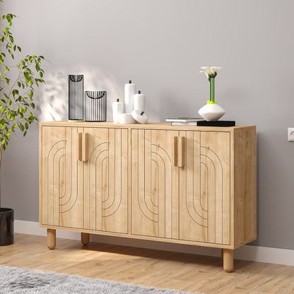 Μπουφές Saphire Δρυς 120x29,6x73,6cm | 327ODS1292