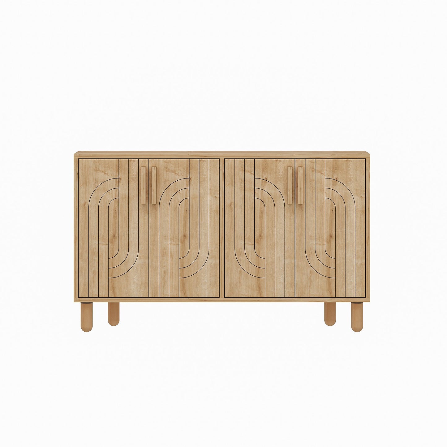 Μπουφές Saphire Δρυς 120x29,6x73,6cm | 327ODS1292