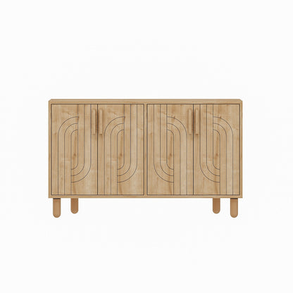 Μπουφές Saphire Δρυς 120x29,6x73,6cm | 327ODS1292