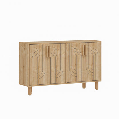 Μπουφές Saphire Δρυς 120x29,6x73,6cm | 327ODS1292