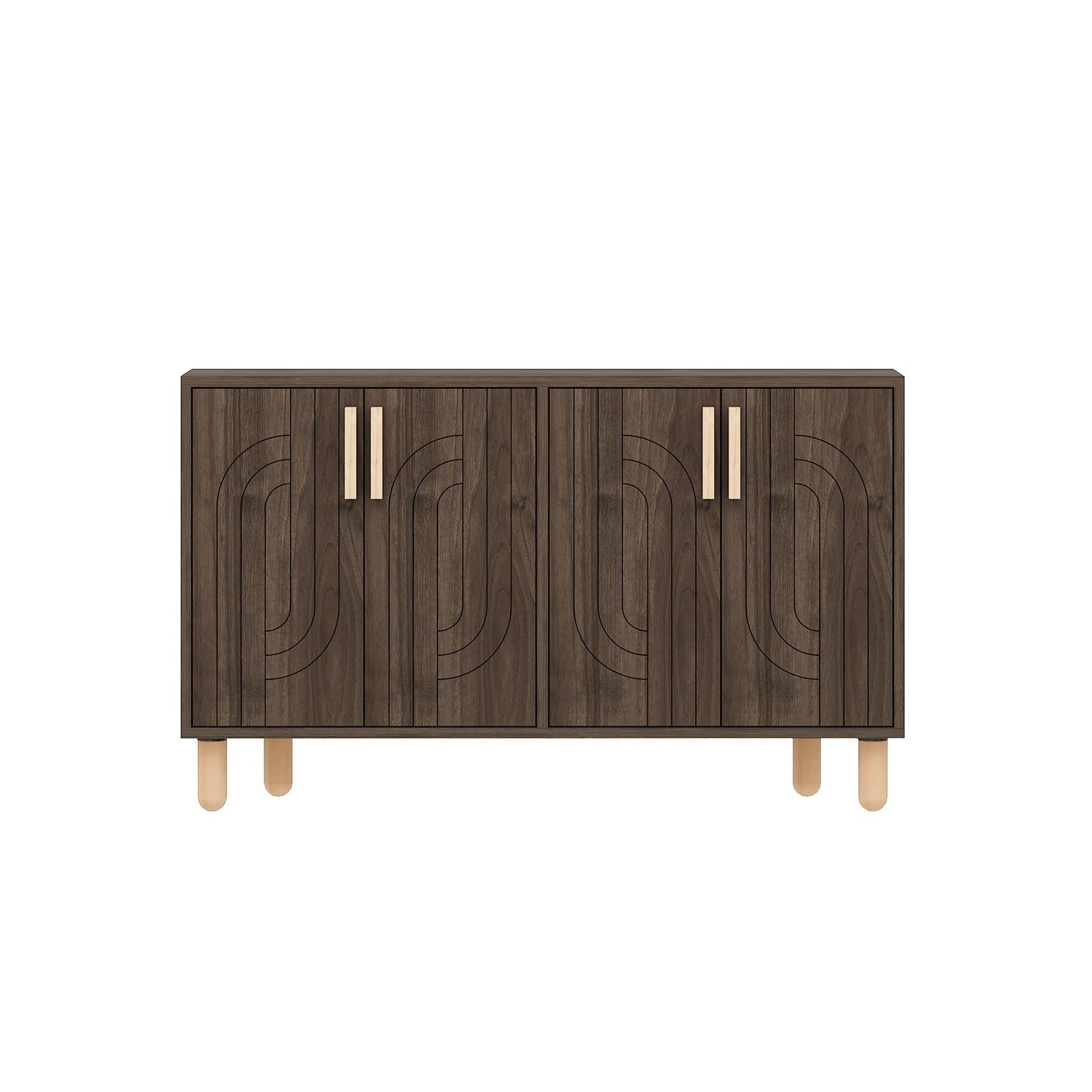 Μπουφές Καρυδί 120x29,6x73,6cm | 327ODS1293