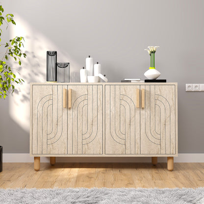 Μπουφές Τραβερτίνη 120x29,6x73,6cm | 327ODS1294