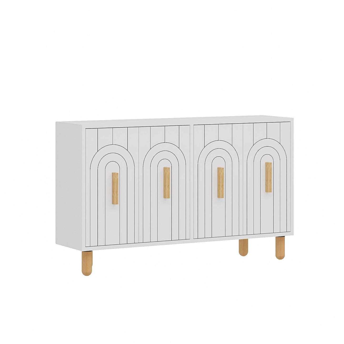 Μπουφές Λευκό 120x29,6x73,6cm | 327ODS1296