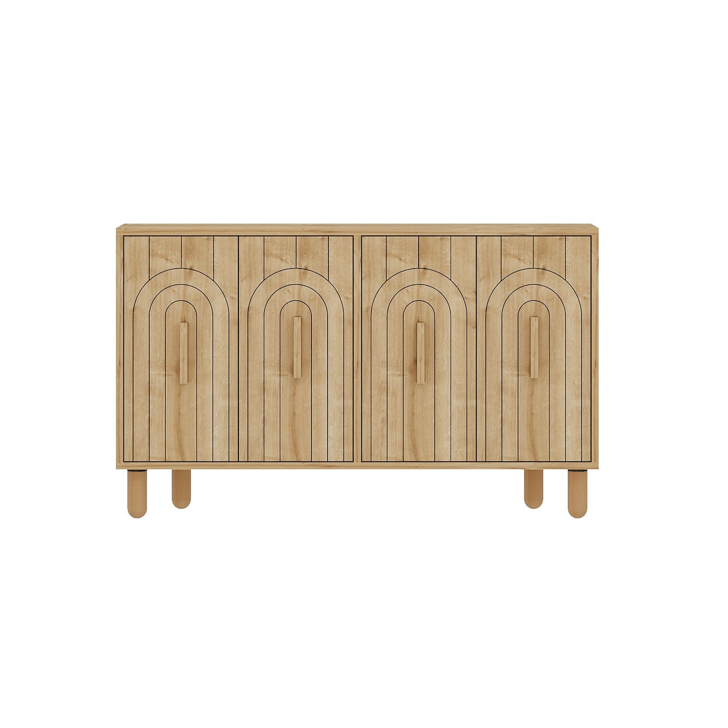 Μπουφές Saphire Δρυς 120x29,6x73,6cm | 327ODS1297
