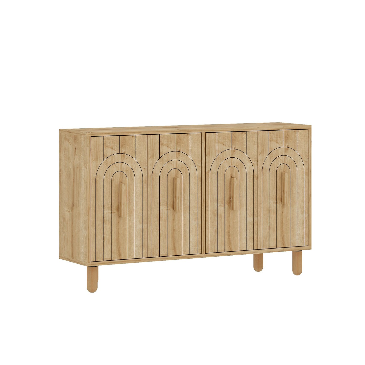 Μπουφές Saphire Δρυς 120x29,6x73,6cm | 327ODS1297