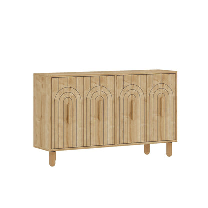 Μπουφές Saphire Δρυς 120x29,6x73,6cm | 327ODS1297