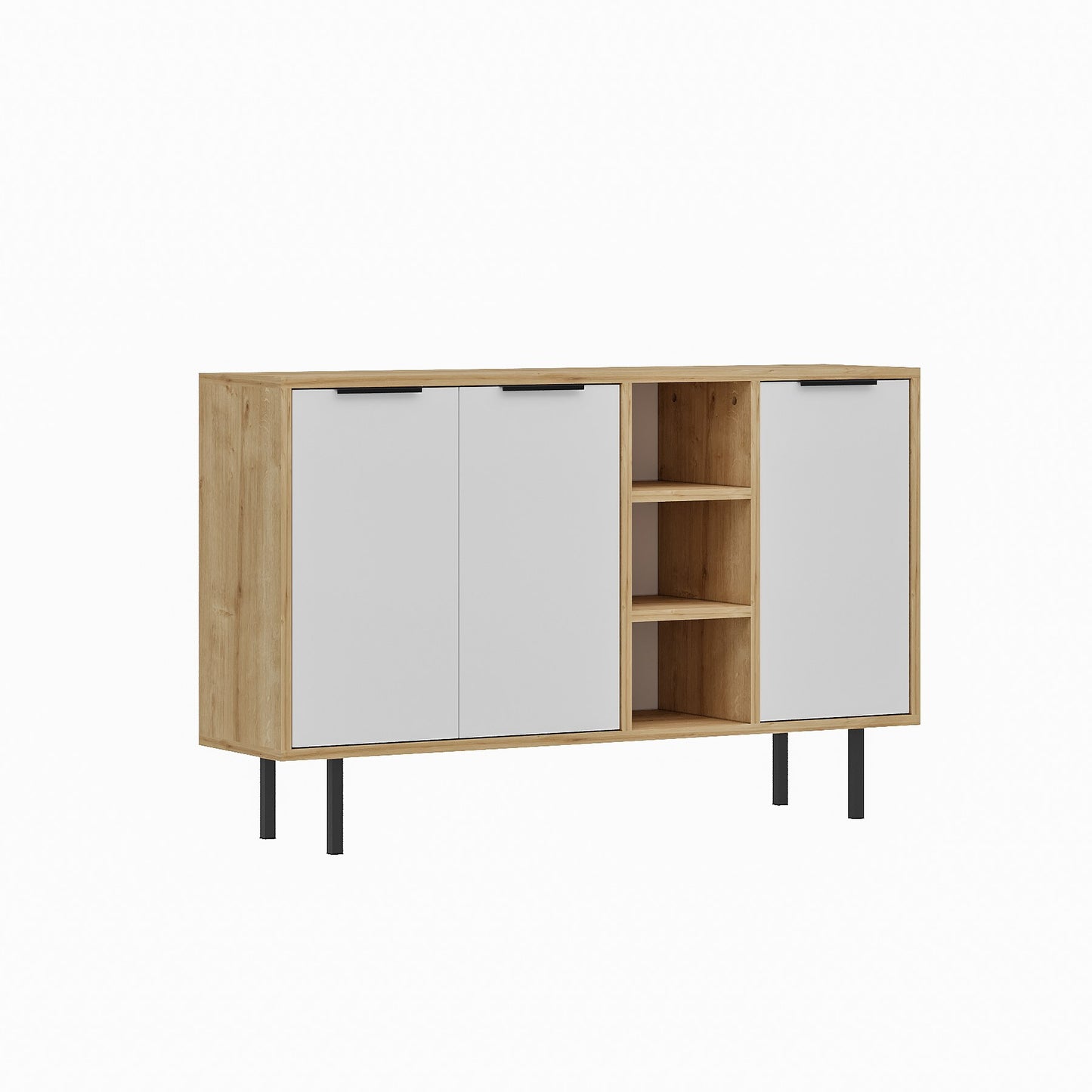 Μπουφές Sapphire Δρυς
Λευκό 120x29,6x75cm | 327ODS1305