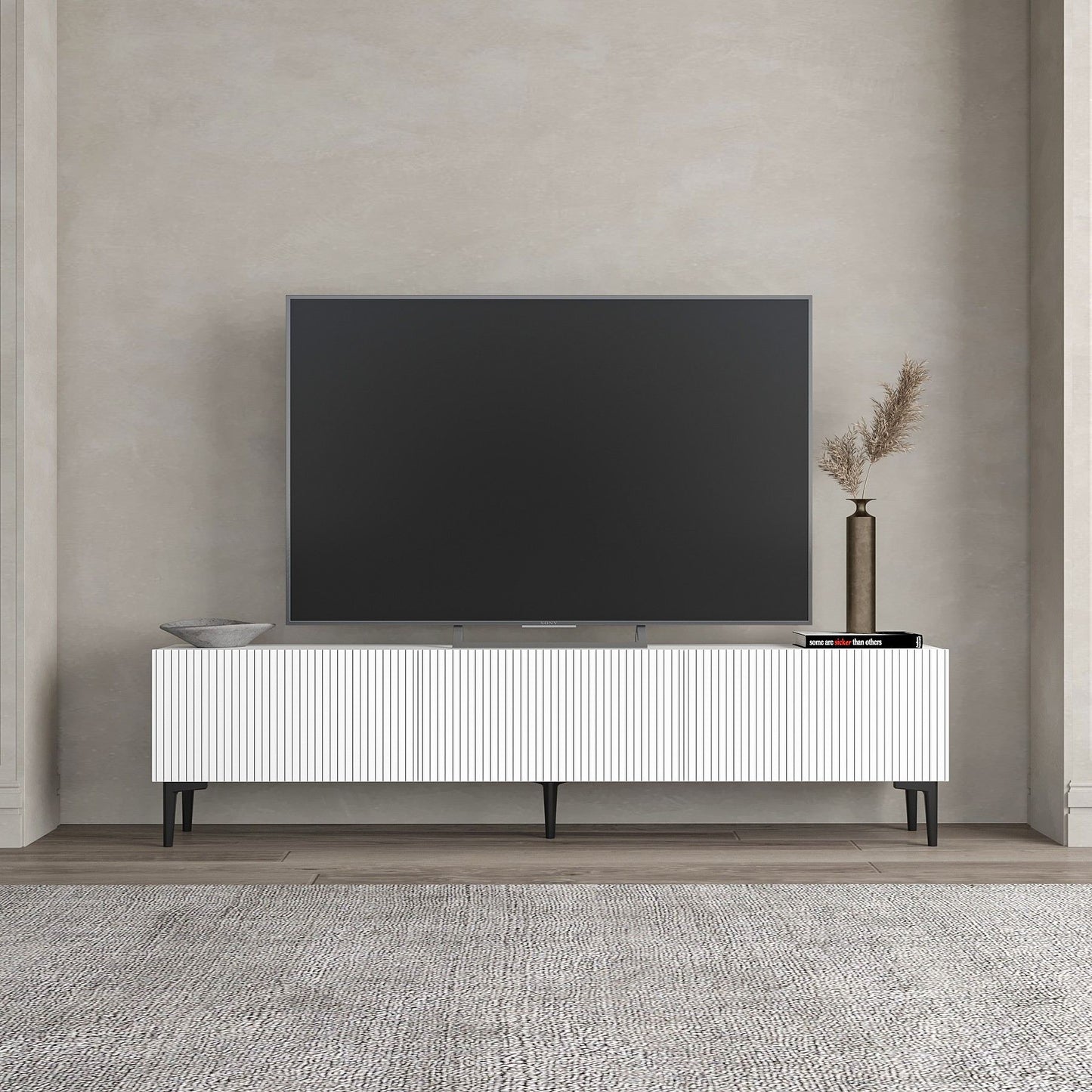 Έπιπλο Τηλεόρασης TV Βάση Σύνθεση Λευκό | 327ODS1306