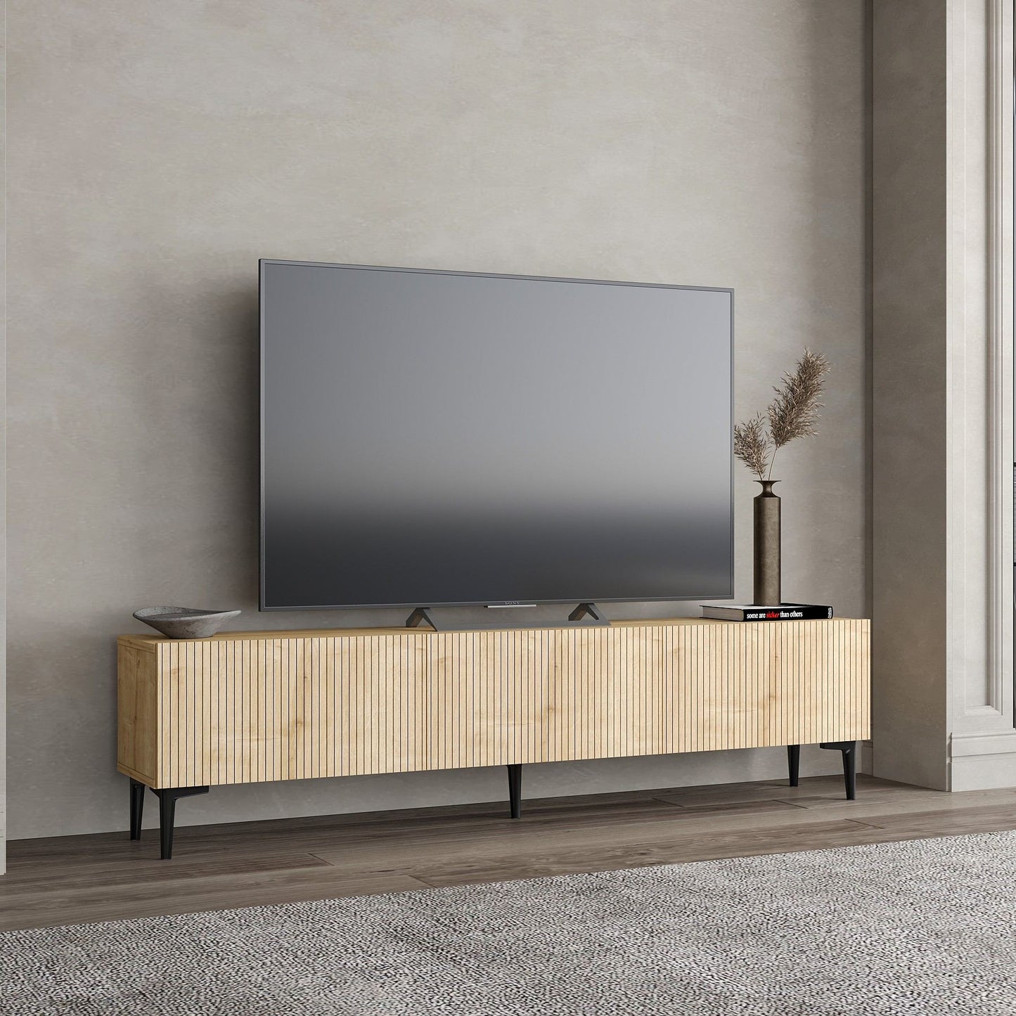 Έπιπλο Τηλεόρασης TV Βάση Σύνθεση Sapphire Δρυς | 327ODS1308