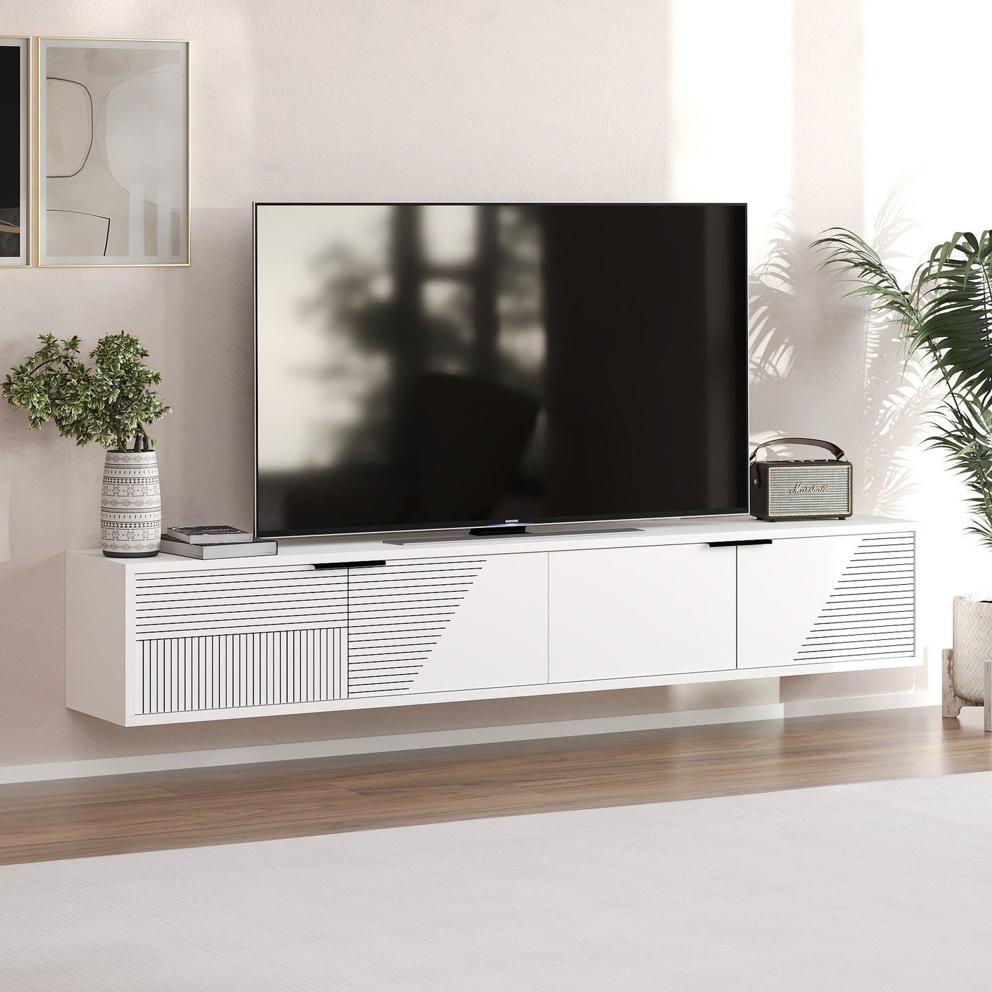 Έπιπλο Τηλεόρασης TV Βάση Σύνθεση Λευκό | 327ODS1314