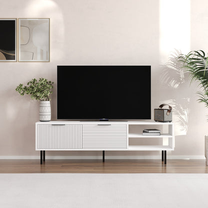 Έπιπλο Τηλεόρασης TV Βάση Σύνθεση Λευκό | 327ODS1325