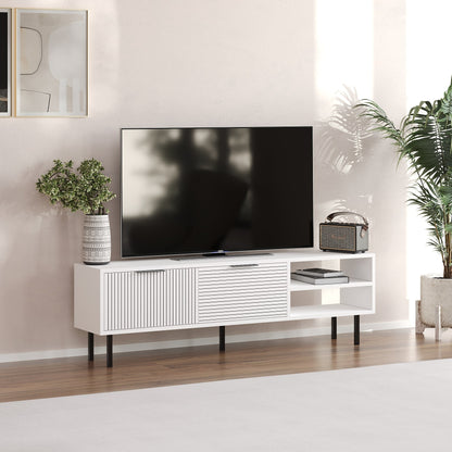Έπιπλο Τηλεόρασης TV Βάση Σύνθεση Λευκό | 327ODS1325