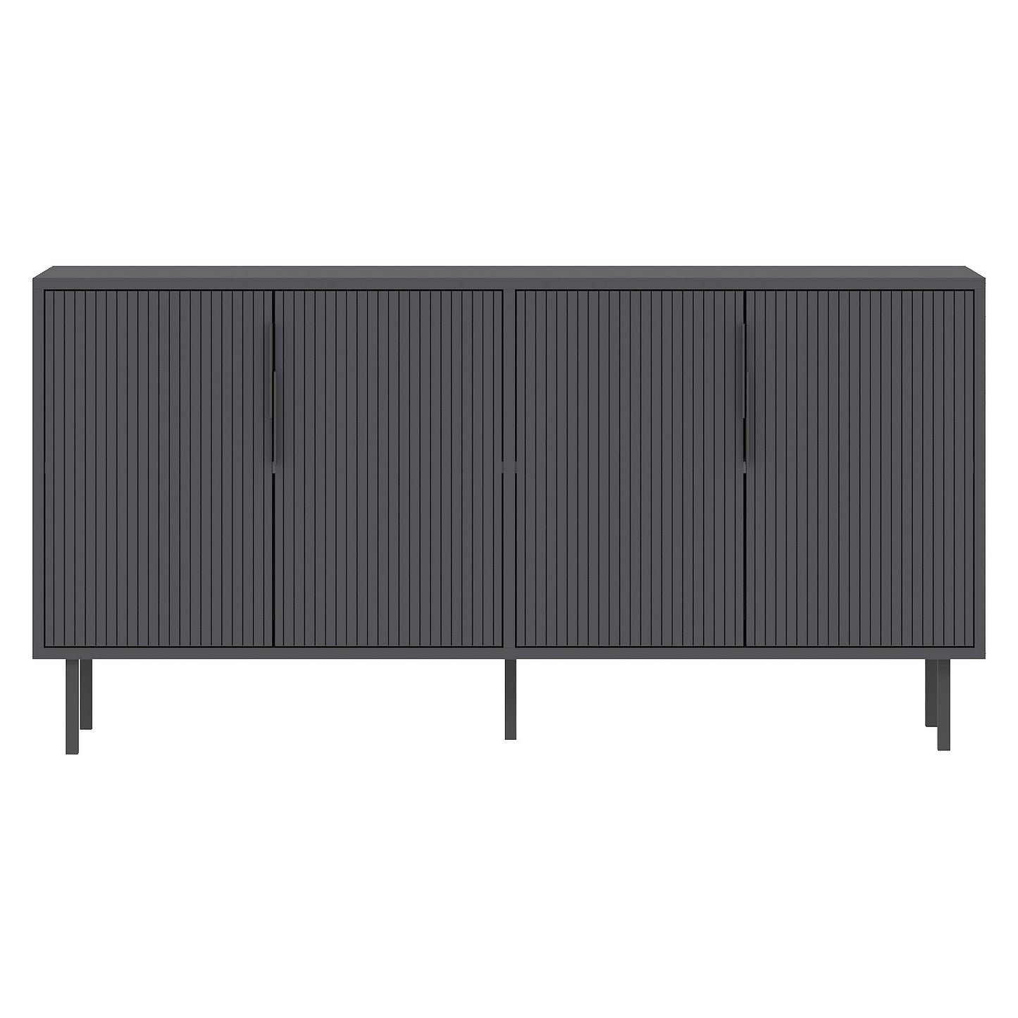 Μπουφές Ανθρακί 150x36x75cm | 327ODS1333