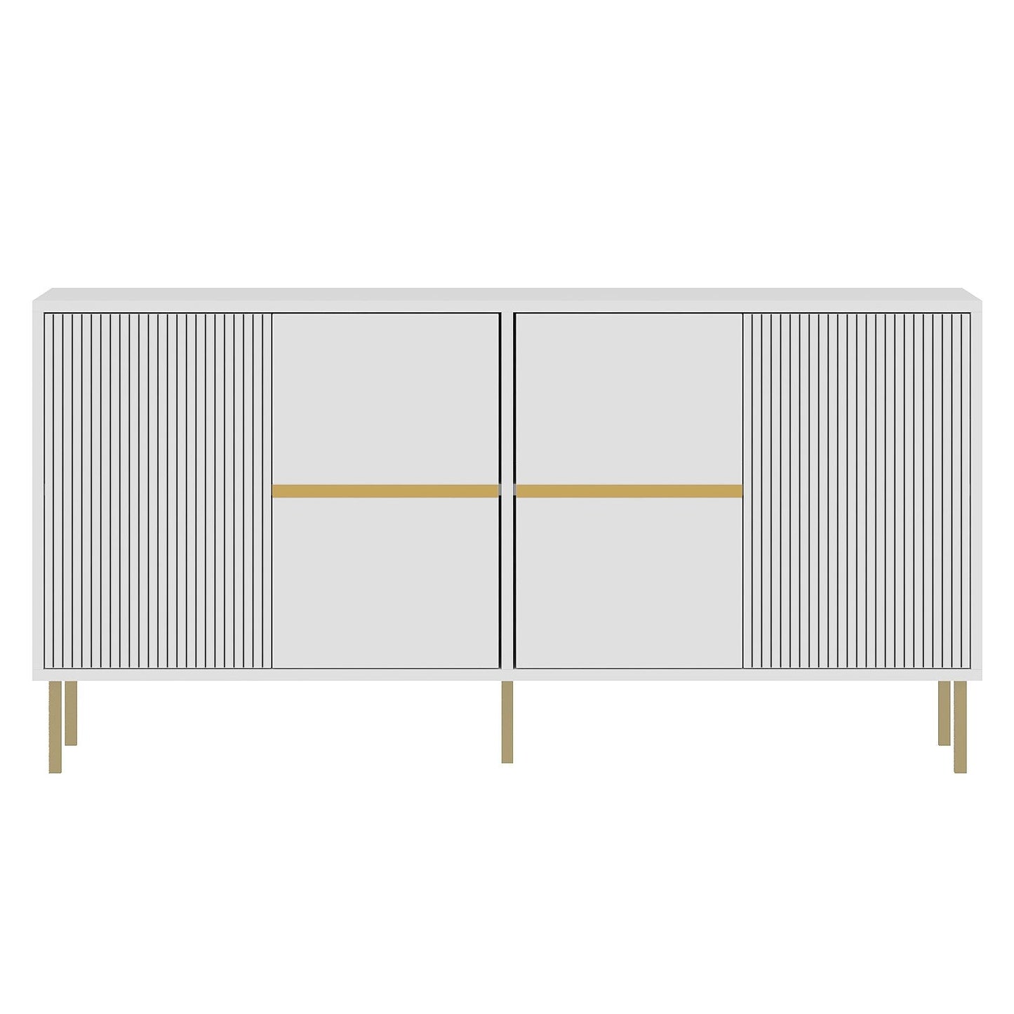 Μπουφές Λευκό 150x36x75cm | 327ODS1338