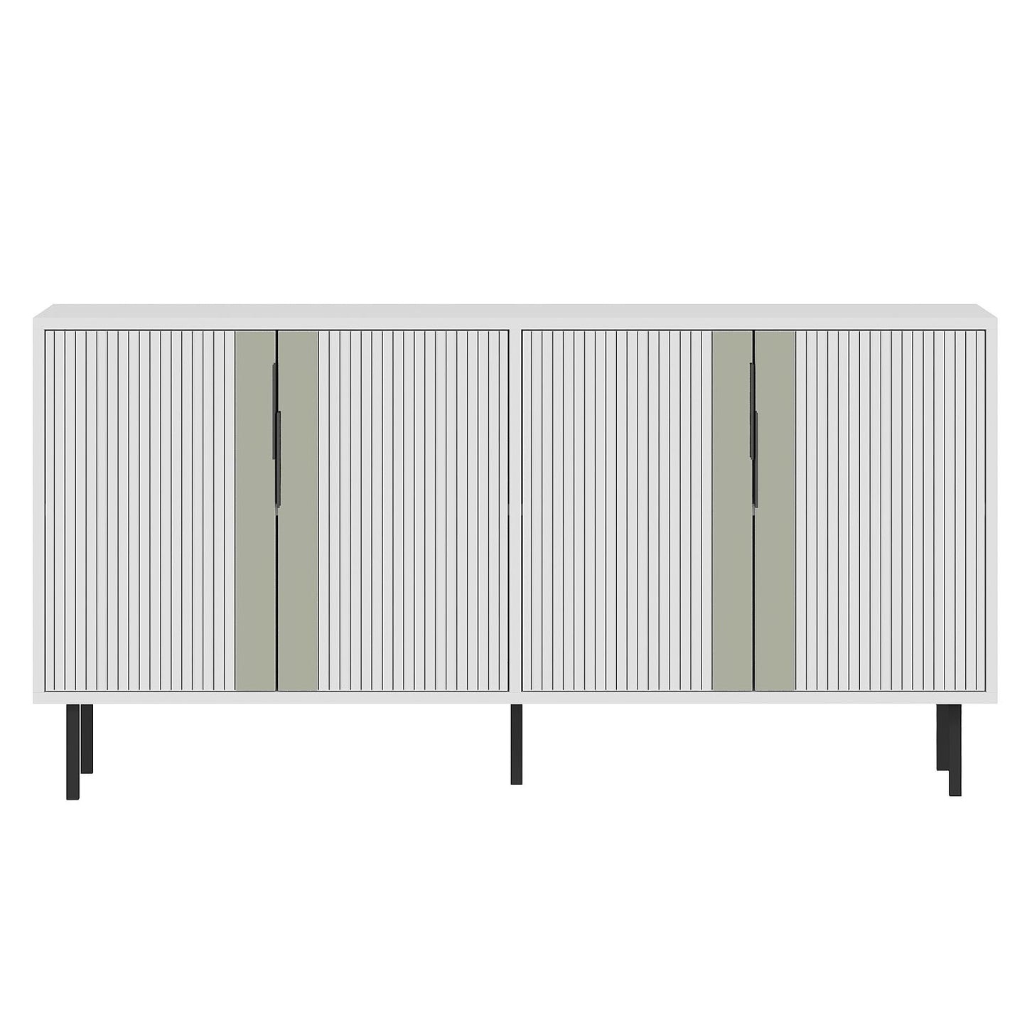 Μπουφές Λευκό 150x36x75cm | 327ODS1339