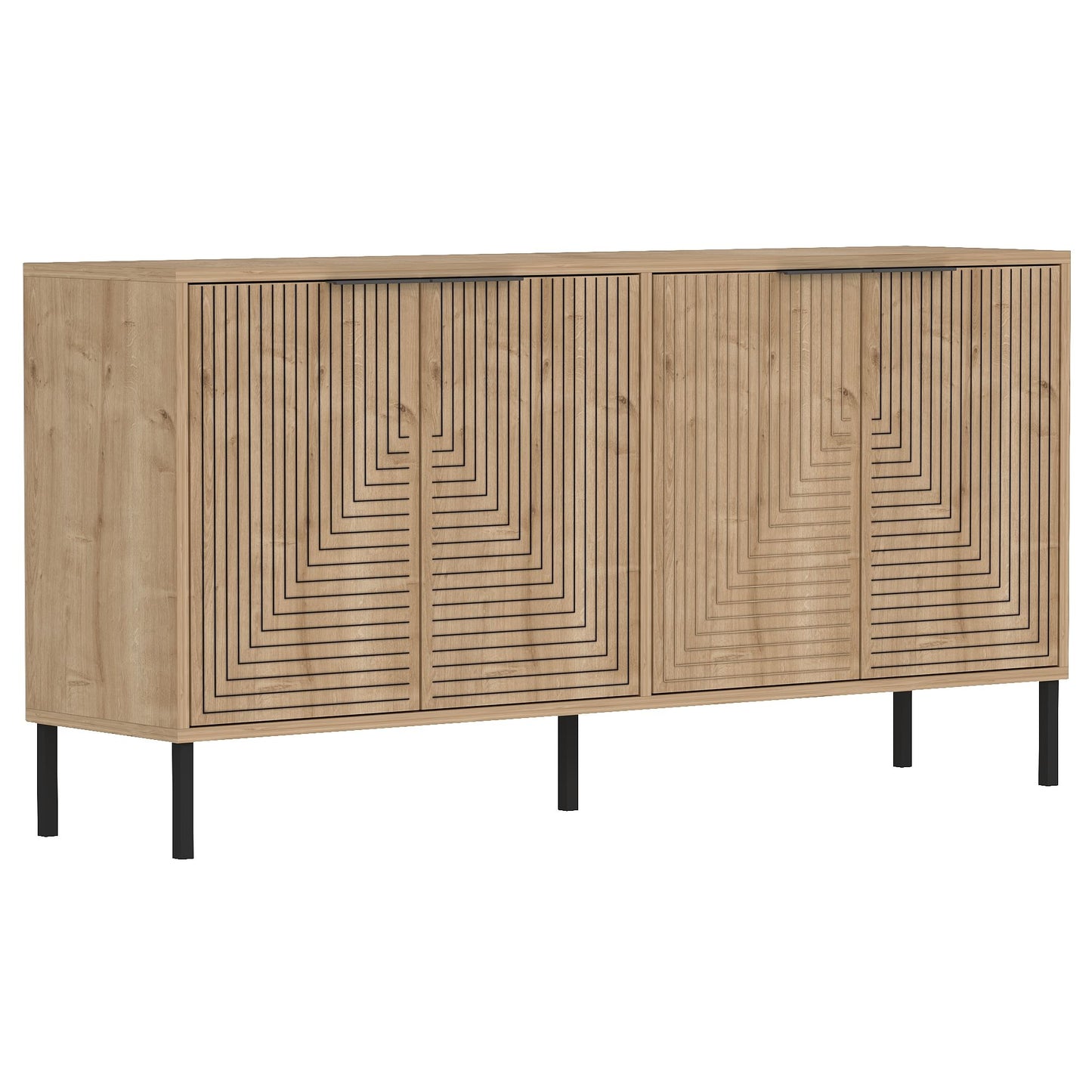Μπουφές Sapphire Δρυς 150x36x75cm | 327ODS1349