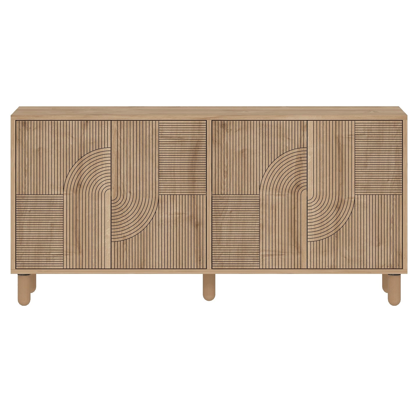 Μπουφές Sapphire Δρυς 150x36x73cm | 327ODS1357