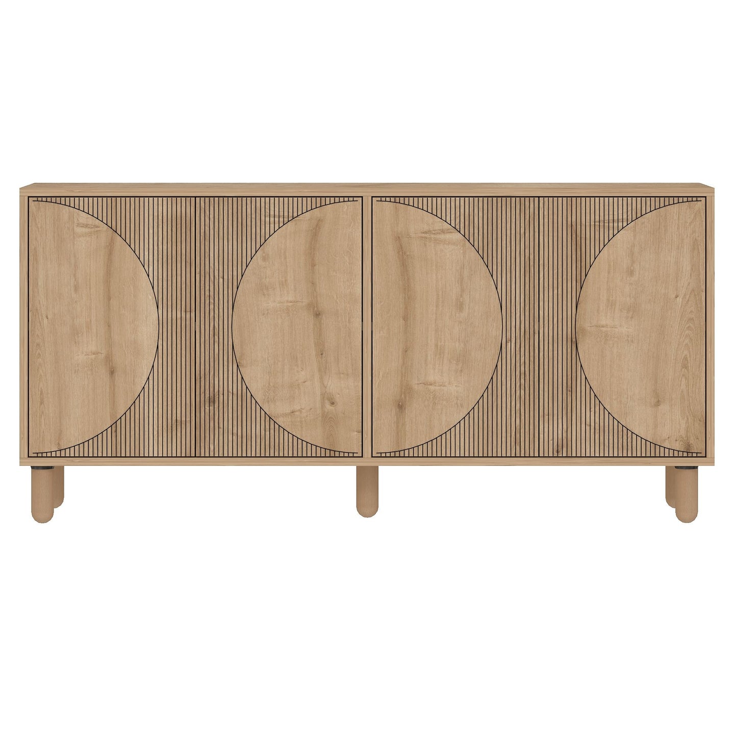 Μπουφές Sapphire Δρυς 150x36x73cm | 327ODS1359