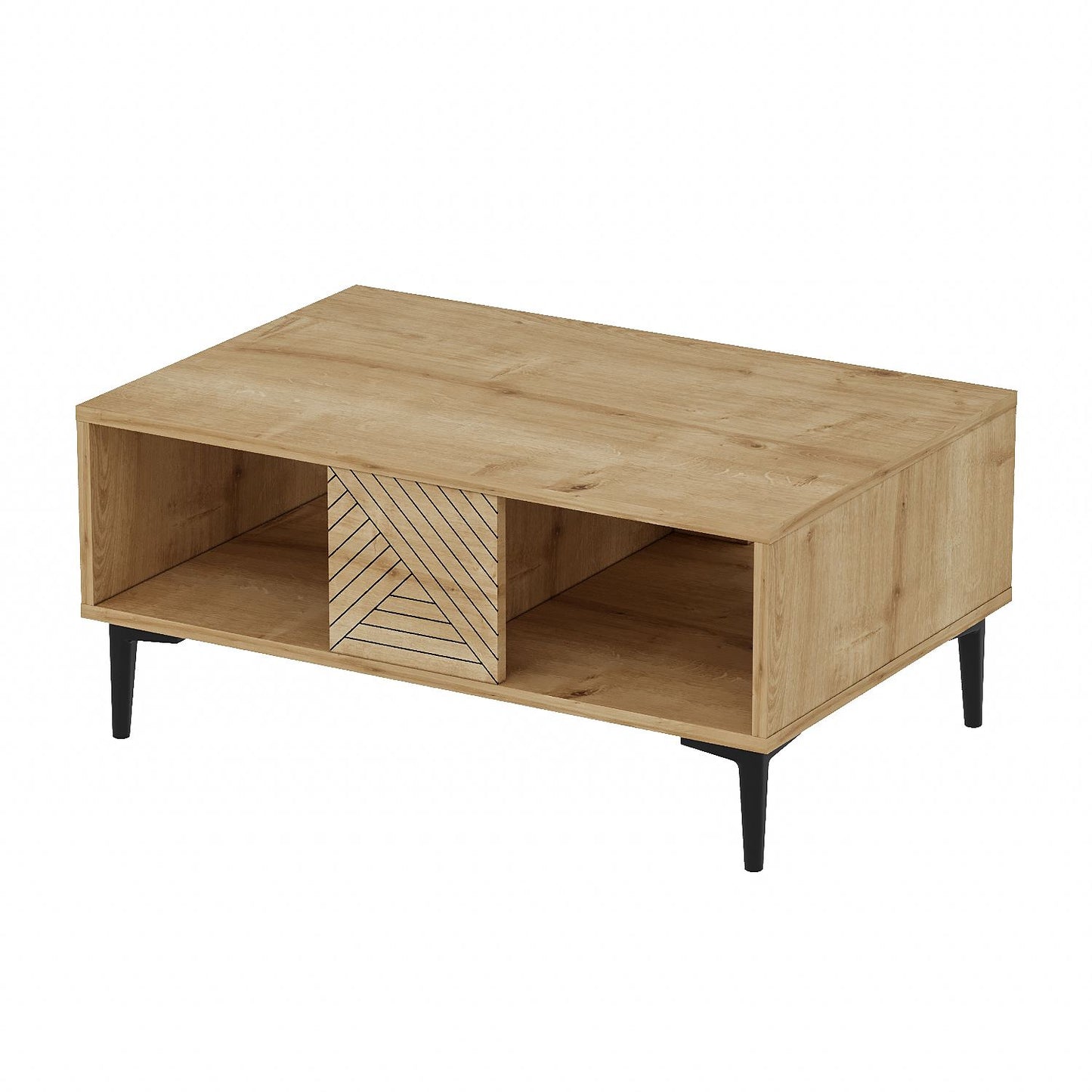 Τραπεζάκι Σαλονιού Δρυς Sapphire 90 x 60 x 40,6 εκ GR327ODS1401