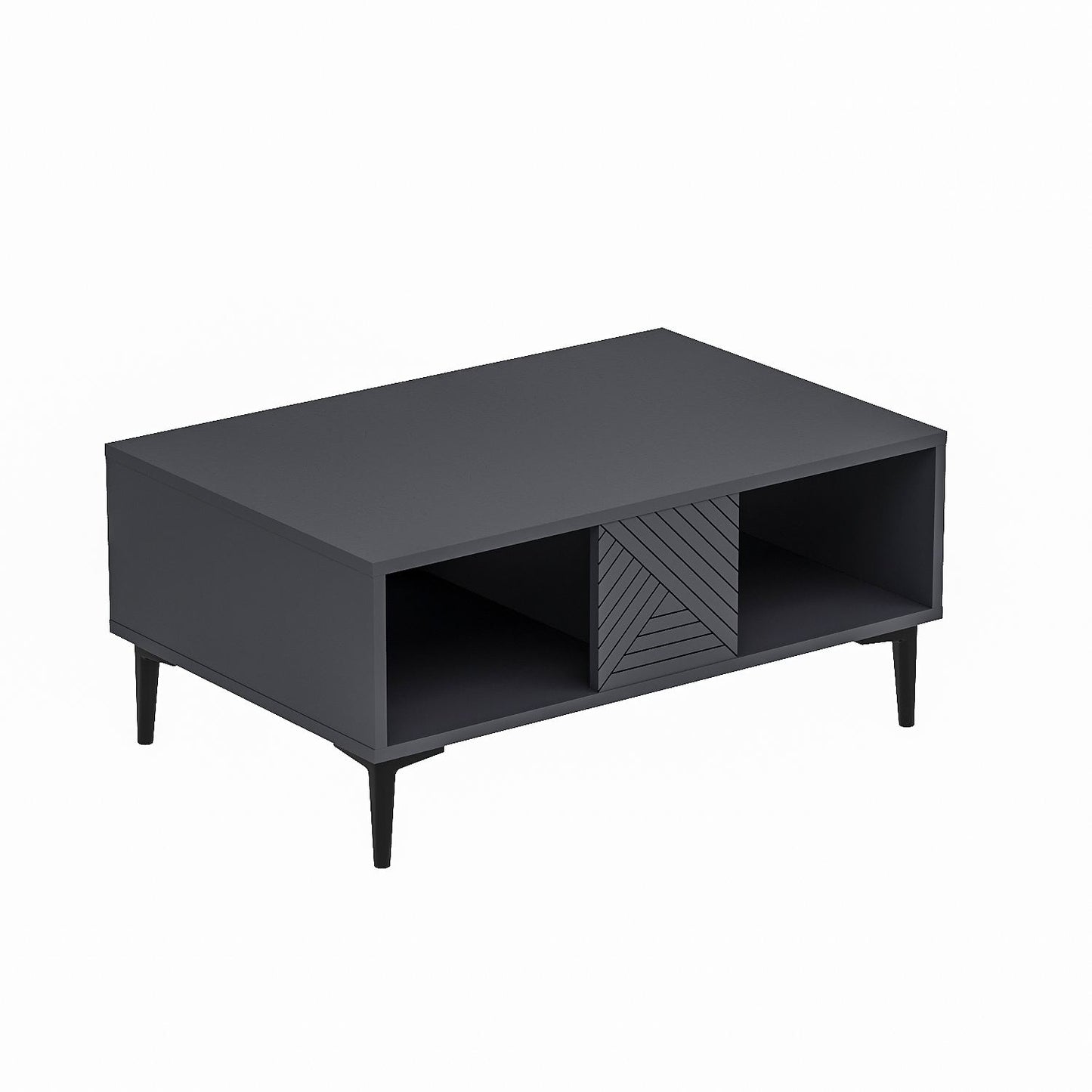Τραπεζάκι Σαλονιού Ανθρακί 90 x 60 x 40,6 εκ GR327ODS1403