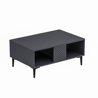 Τραπεζάκι Σαλονιού Ανθρακί 90 x 60 x 40,6 εκ GR327ODS1403