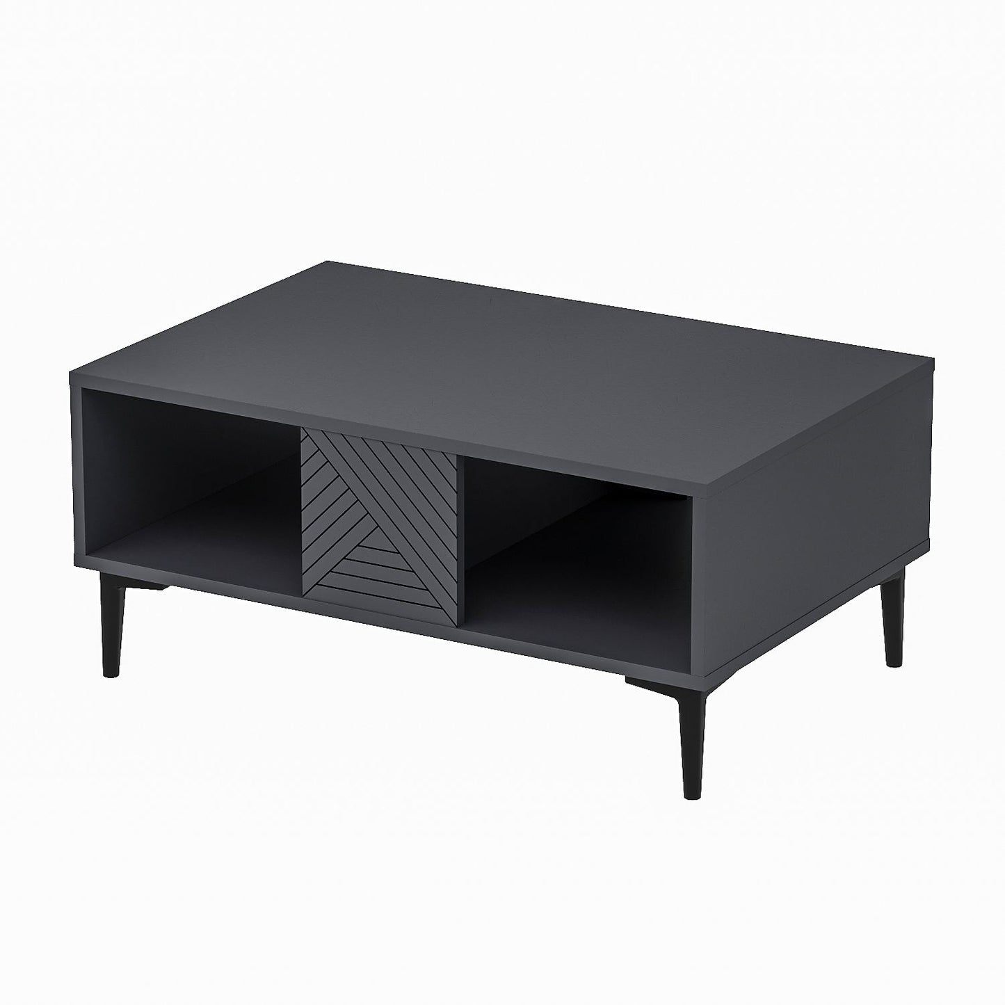 Τραπεζάκι Σαλονιού Ανθρακί 90 x 60 x 40,6 εκ GR327ODS1403