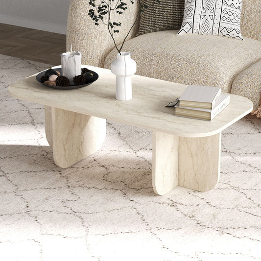 Τραπεζάκι Σαλονιού Travertine 120 x 60 x 41,4 εκ GR327ODS1409