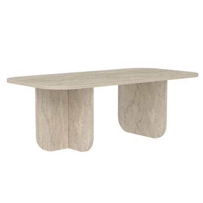 Τραπεζάκι Σαλονιού Travertine 120 x 60 x 41,4 εκ GR327ODS1409