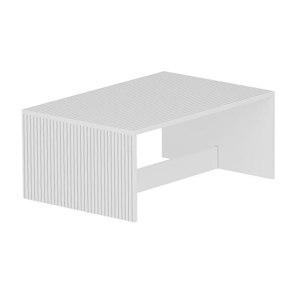 Τραπεζάκι Σαλονιού Λευκό 90 x 60 x 41,4 εκ GR327ODS1413