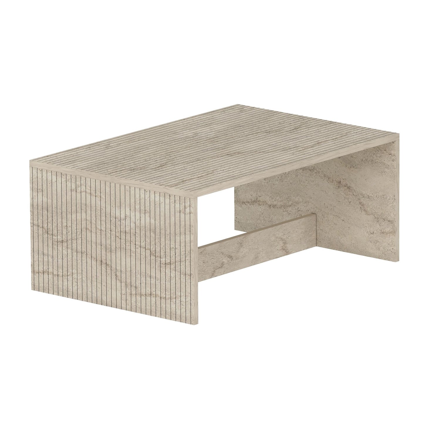 Τραπεζάκι Σαλονιού Travertine 90 x 60 x 41,4 εκ GR327ODS1414