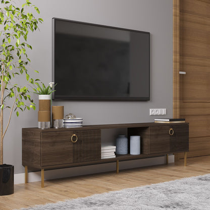 Έπιπλο Τηλεόρασης TV Βάση Σύνθεση Καρυδί | 327ODS1603