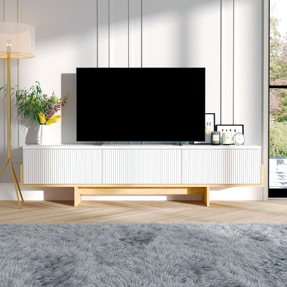Έπιπλο Τηλεόρασης TV Βάση Σύνθεση Λευκό Sapphire Δρυς | 327ODS1605