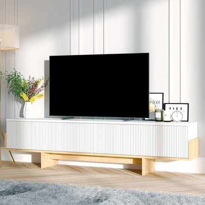 Έπιπλο Τηλεόρασης TV Βάση Σύνθεση Λευκό Sapphire Δρυς | 327ODS1605