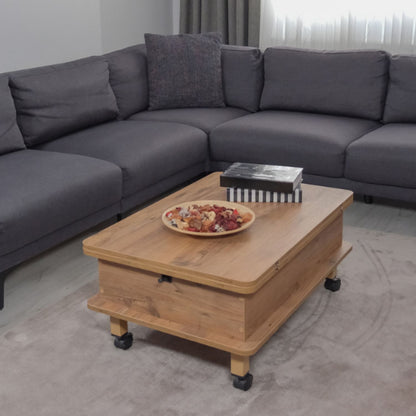 Τραπεζάκι Σαλονιού Pine 90 x 60 x 40 εκ GR331KVN1102