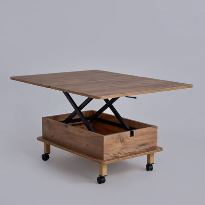 Τραπεζάκι Σαλονιού Pine 90 x 60 x 40 εκ GR331KVN1102