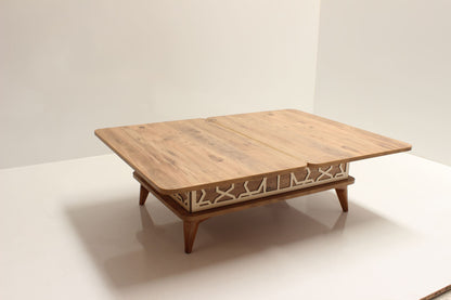 Τραπεζάκι Σαλονιού Pine 90 x 60 x 38 εκ GR331KVN1135