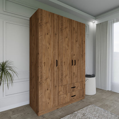 Ντουλάπα 120x181x45 εκ Καρυδί 350MWD1109