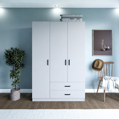 Ντουλάπα 120x181x45 εκ Ματ Λευκό 350MWD1111