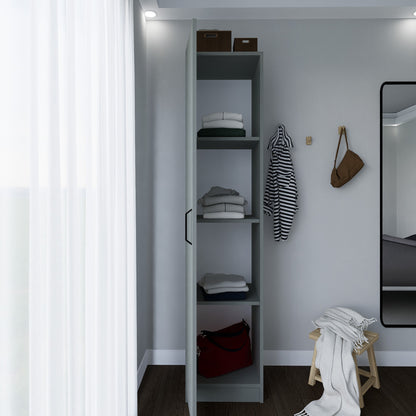 Ντουλάπα 40x182x47 εκ Γκρι 350MWD1113