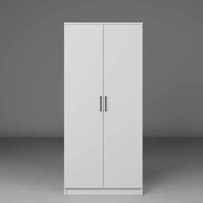 Ντουλάπα 80x180x51.8 εκ Λευκό 350MWD1134
