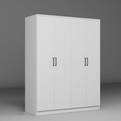 Ντουλάπα 140x180x51.8 εκ Λευκό 350MWD1139